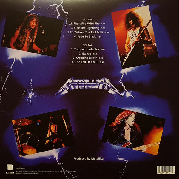 METALLICA (メタリカ)  - Ride The Lightning (US 限定リマスター再発 LP/ New)