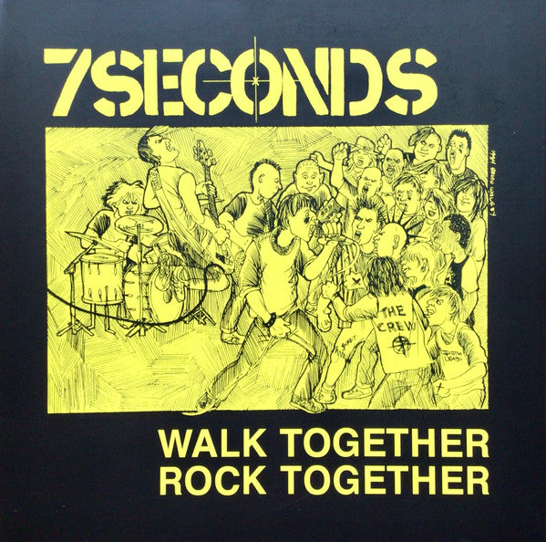 7 SECONDS (セブン・セカンズ )  - Walk Together, Rock Together (US 1,000枚限定再発「イエローヴァイナル (DXエディション）」LP/New)