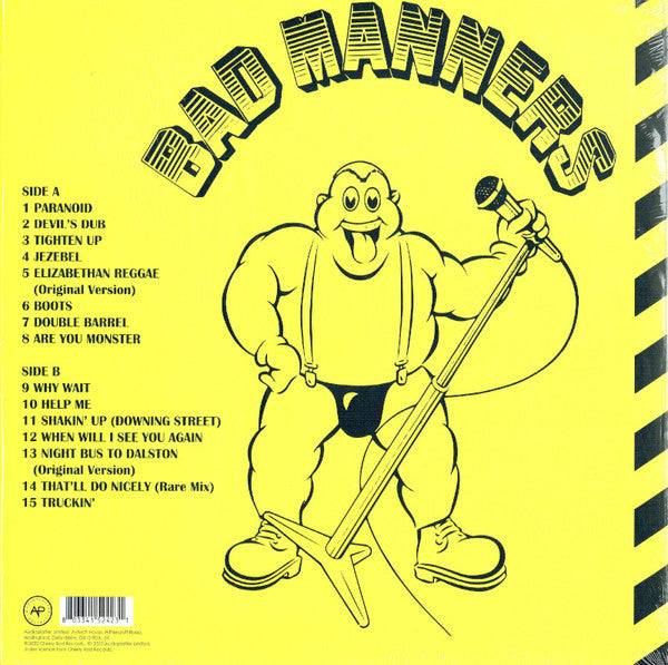 BAD MANNERS (バッド・マナーズ)  - Rare & Fatty : Unreleased Recordings 1976-1997 (UK 限定再発レッドヴァイナル」LP/ New)