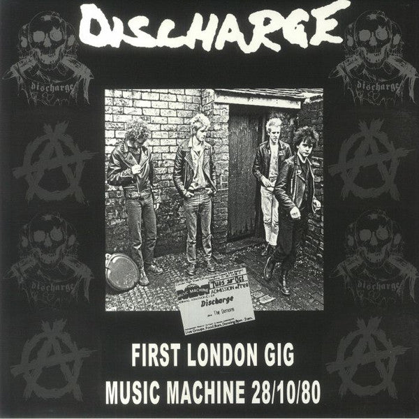 DISCHARGE (ディスチャージ)  - Live At The Music Machibe 1980 (UK 限定再発「クリアヴァイナル」LP/ New)