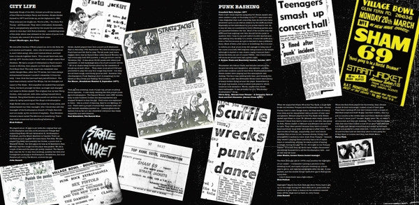 STRATE JACKET (ストラテ・ジャケット)  - Punk Bashing (UK 250枚限定 LP+CD、ブックレット/ New)