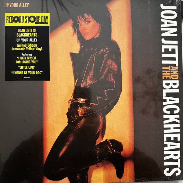 JOAN JETT & The Blackhearts (ジョーン・ジェット & ザ・ブラックハーツ)  - Up Your Alley (EU/US RSD 2023 限定2,200枚再発レモネード・イエローヴァイナル LP/New)