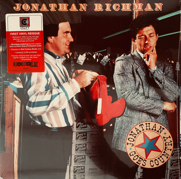 JONATHAN RICHMAN (ジョナサン・リッチマン)  - Jonathan Goes Country (US RSD 2023 限定4,500枚再発レッドヴァイナル LP/New)