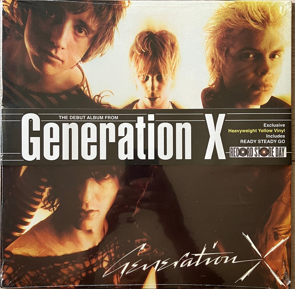 GENERATION X (ジェネレーション X)  - S.T. [1st]  (UK RSD 2023 限定再発イエローヴァイナル LP+横帯、「トップオープン」スリーブ/New)