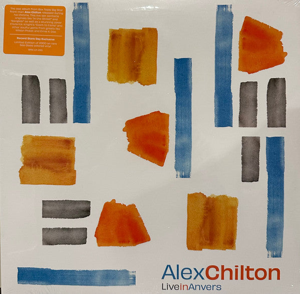 ALEX CHILTON (アレックス・チルトン)  - Live In Anvers (US RSD 2023 限定復刻再発カラーLP/New)
