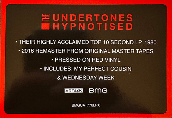 UNDERTONES, THE (ジ・アンダートンズ) - Hypnotised (EU 限定再発レッドヴァイナル LP/ New)