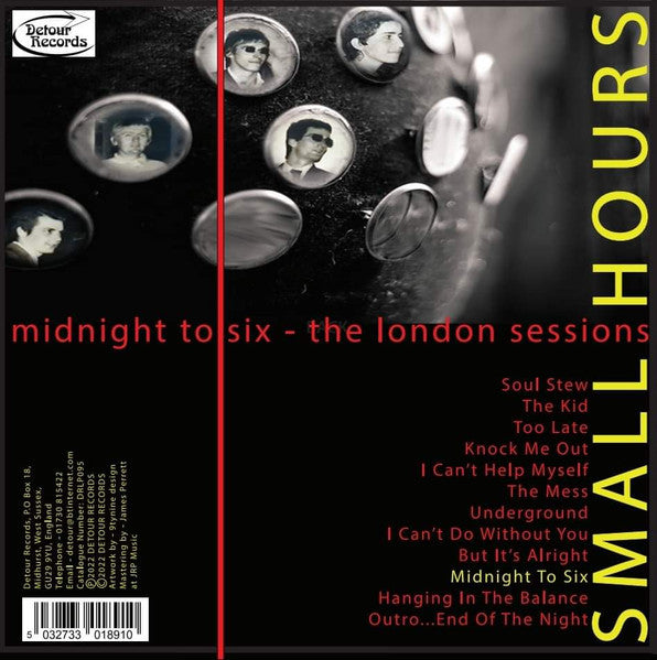 SMALL HOURS (スモール・アワーズ)  - Midnight To Six - The London Sessions (UK 275枚限定再発「オレンジヴァイナル」LP/ New)
