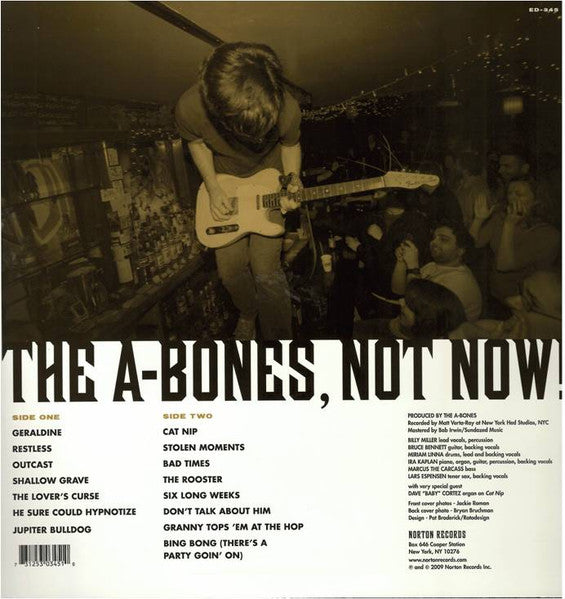 A-BONES (エーボーンズ) - Not Now! (US 限定リリース LP/New)