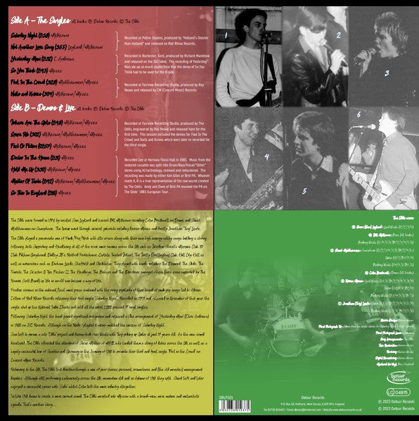 ODDS, THE (ジ・オッズ)  - Foolish Men (UK 150枚限定「ブラックヴァイナル」LP+CD/ New)