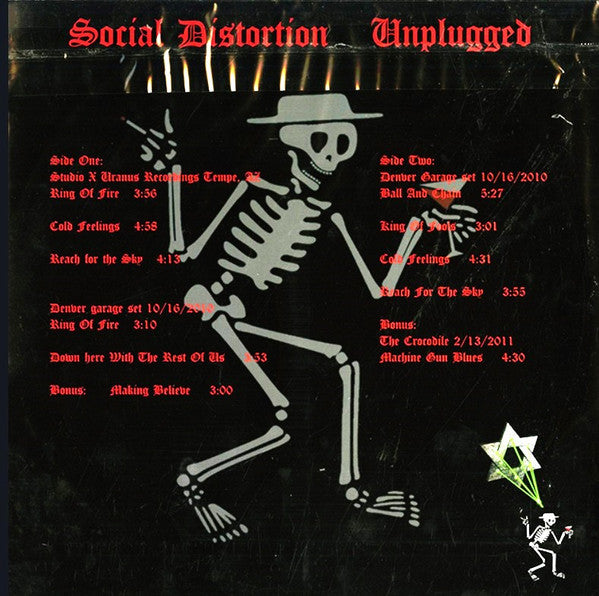 SOCIAL DISTORTION (ソーシャル・ディストーション)  - Unplugged (US 限定「パープルヴァイナル」LP/ New)