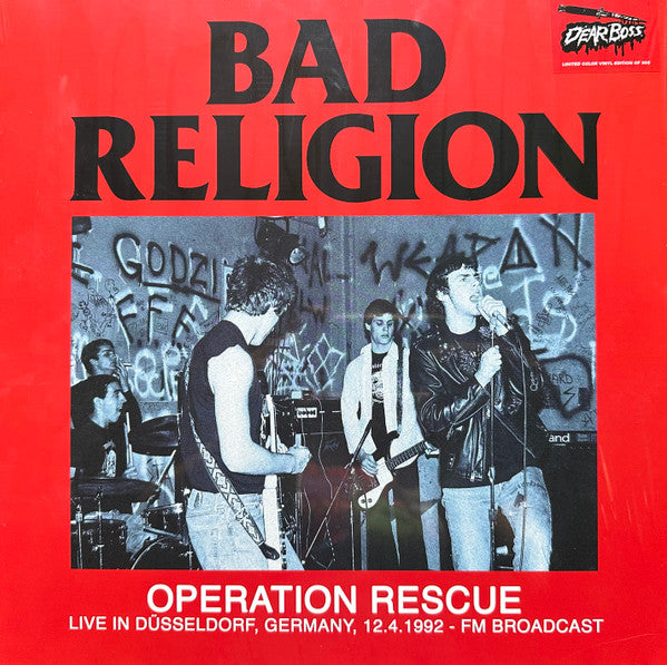 BAD RELIGION (バッド・レリジョン)  - Operation Rescue (EU 300枚限定レッドヴァイナル LP/ New)