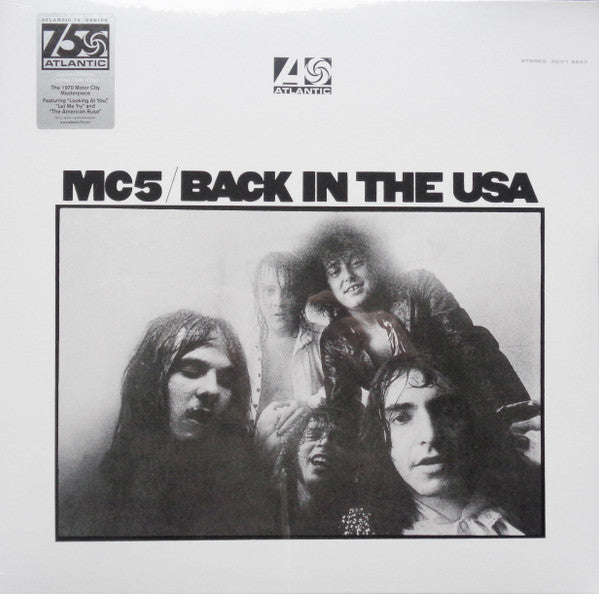 MC 5 (エム・シー・ファイヴ)  - Back In The USA (US 限定再発「クリスタル・クリア・ヴァイナル」LP/New) 70年初のスタジオ録音セカンドアルバム！