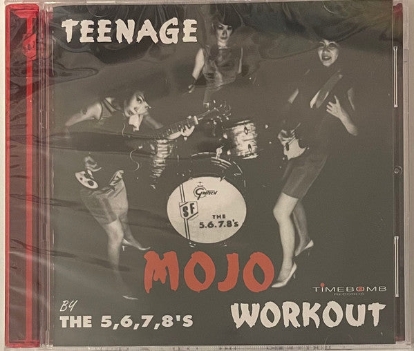 5.6.7.8’S (ザ・ファイブ・シックス・セブン・エイツ)  - TEENAGE MOJO WORKOUT (日本 タイムボム初回「赤プラケース」CD/New)