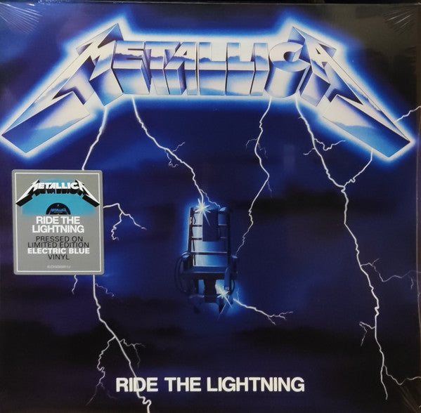 METALLICA (メタリカ)  - Ride The Lightning (EU 限定再発「ブルーヴァイナル」LP/ New)