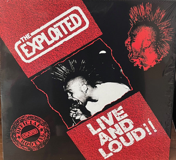 EXPLOITED, THE (ジ・エクスプロイテッド)  - Live And Loud (US 限定プレス再発 LP/ New)