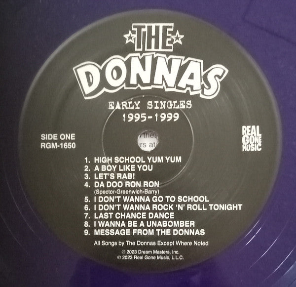 DONNAS, THE (ザ・ドナス)  - Early Singles 1995 - 1999 (US 限定再発「パープルヴァイナル」LP/ New)