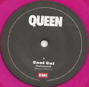 QUEEN (クイーン)  - Cool Cat (2024 RSD 2000枚限定ジャケ付き「ピンクカラー」7"/New)