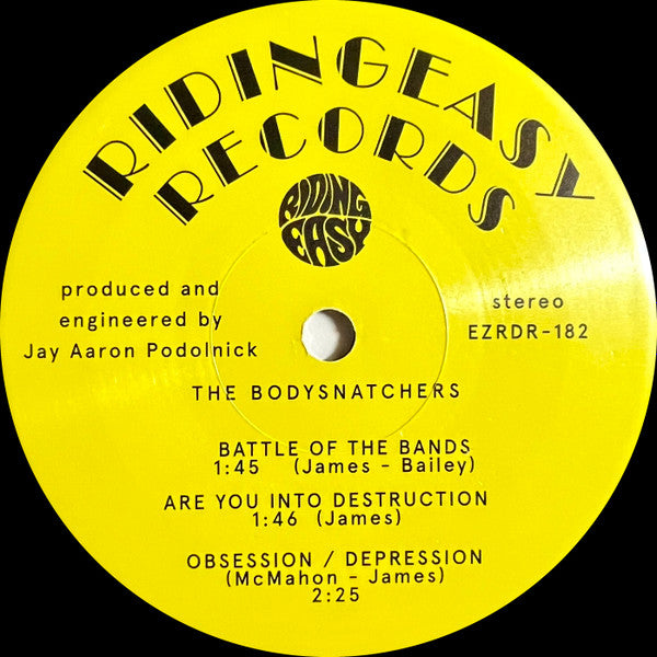 BODYSNATCHERS, THE (ザ ・ボディースナッチャーズ)  - The Bodysnatchers (US RSD 2024「1,000枚限定再発」7"/ New)