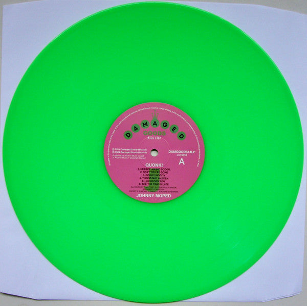 JOHNNY MOPED (ジョニー・モープド)  - Quonk! (UK 425枚限定「ネオングリーンヴァイナル」LP/ New)