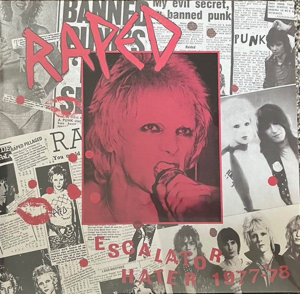 RAPED (レイプド)  - Escalator Hater 1977-'78 (US 限定プレス LP/ New)