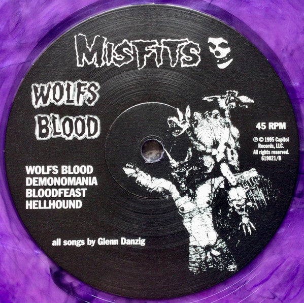 MISFITS (ミスフィッツ) - Earth A.D. / Wolfs Blood (US '24 限定再発「RSD Essential パープルヴァイナル」LP/ New)