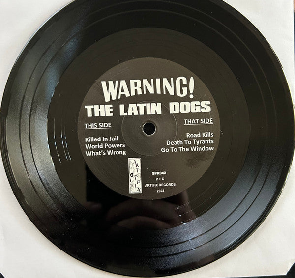 LATIN DOGS, THE (ザ ・ラテン・ドッグス)  - Warning! (US 550枚限定再発 7"/ New)