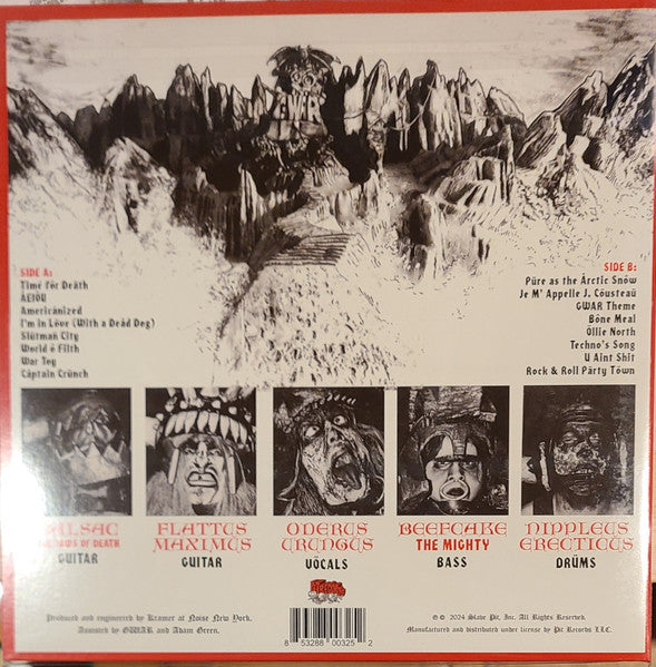 GWAR (グワァー)  - Hell-O! : 36th Anniversary Edition (US 限定再発「レッド＆クリアスプラッターヴァイナル」LP/ New)