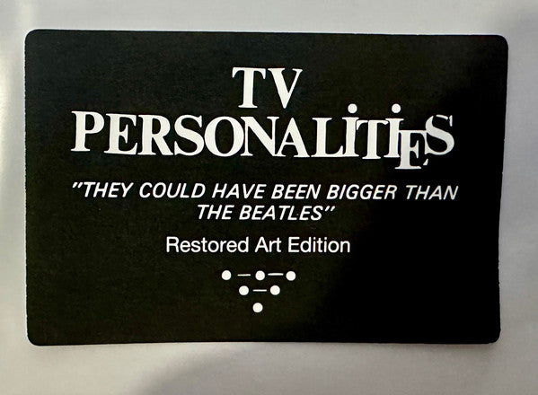 TELEVISION PERSONALITIES, THE (ザ・テレヴィジョン・パーソナリティーズ) - They Could Have Been Bigger Than The Beatles (UK 限定再発 LP+激レア手描きジャケット/ New)