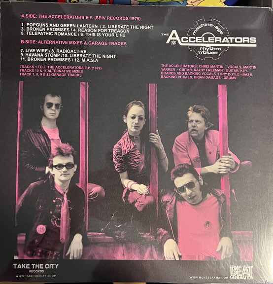 ACCELERATORS, THE (ジ・アクセレーターズ)  - Moving Fast!!! Selected Recordings 77/79 (Spain 限定再発 LP/ New)