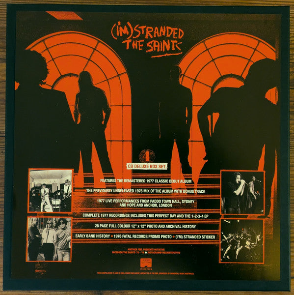 SAINTS, THE (ザ・セインツ)  - (I'm) Stranded : Deluxe Box Set (Worldwide 限定 4xCD Box Set / New) ブックレット、プロモ写真、ステッカー付き！