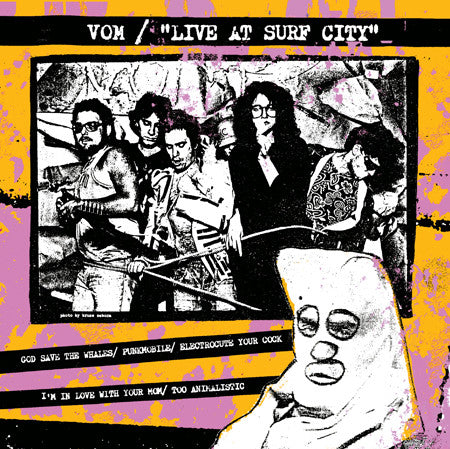 VOM (ヴォム)  - Live At Surf City (US「正規」限定プレス再発 7"/ New) '78年の唯一EP !