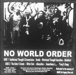 CONCRETE SOX (コンクリート・ソックス)  - No World Order (EU 限定リプロ再発 LP/ New) '93年4th アルバム！
