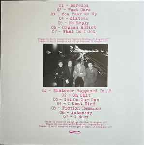 BUZZCOCKS (バズコックス)  - Oh Shit! : The "Another Music In A Different Kitchen" Demos 1977 (EU 限定「カラーヴァイナル」 LP/ New)1st アルバムのデモ音源集！