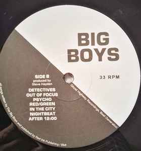 BIG BOYS / DICKS, THE (ビッグ・ボーイズ)  - Recorded Live At Raul's Club (EU 300枚限定「正規再発」LP/ New) 伝説のライブアルバムの初再発 !