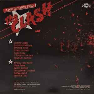 CLASH,  THE  (ザ・クラッシュ )  - Live In Paris 1980 (Slovenia 限定プレス LP/ New) ブロードキャスト録音全13曲 !