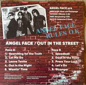 ANGEL FACE (エンジェル・フェイス)  - Out In The Street (US 限定「ブラックヴァイナル」 LP/ New) '25年セカンドアルバム！！