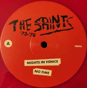 SAINTS, THE (ザ・セインツ)  - '73-'78 Live Nights In Venice Vol. 1 (US 1,000枚限定高品質45回転「レッドヴァイナル」12"/ New) Vo.マーク・アーム（マッドハニー）!