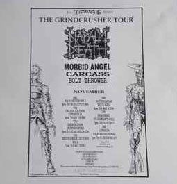 MORBID ANGEL (モービッド・エンジェル)  - Live Suffocation - Grindcrusher Tour Live. Rock City, Nottingham 1989 (EU 限定再発 LP/ New) 伝説の「グラインドクラッシャー・ツアー」ライブ！