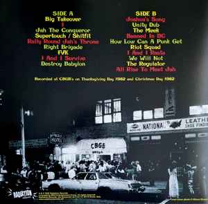 BAD BRAINS (バッド・ブレインズ)  - Live At CBGB's 1982 (Italy 「RSD 2026」正規再発「限定スプラッターヴァイナル」LP/ New) オリジナルラインナップ !