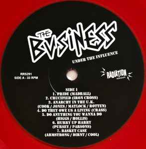 BUSINESS, THE (ザ・ビジネス)  - Under The Influence (Italy 500枚限定「正規」再発「レッドヴァイナル」LP/ New) カバーアルバム !