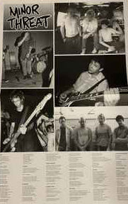 MINOR THREAT (マイナー・スレット) - First 2 7"s  (US 2026年正規再発「限定クリスタルレッドヴァイナル」LP+「オレンジ蛍光」ジャケ / New)