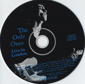 ONLY ONES, THE (ジ・オンリー・ワンズ)  - Live In London (US 限定プレス CD/ New) '80年エレクトリック・ボールルーム !