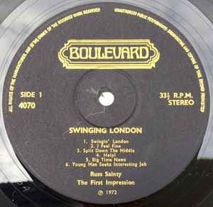RUSS SAINTY (FIRST IMPRESSIONS) ラス・センティ (ファースト・インプレッションズ）- Swinging London (UK '72 再発 LP+CS/Boulevard 4070)