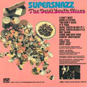 SUPERSNAZZ (スーパースナッズ)  -  The Devil Youth Blues (日本 タイムボム  限定 CD / New) ’97年セカンド・アルバム！