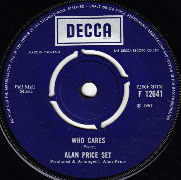 ALAN PRICE SET (アラン・プライス・セット)- The House That Jack Built / Who Cares (UK オリジナル 7")