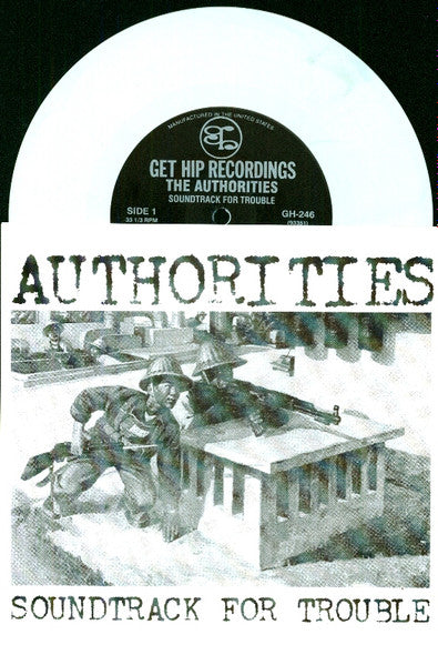 AUTHORITIES (オーソリティーズ)  - Soundtrack For Trouble (US 限定再発「ホワイトヴァイナル」7"/New)