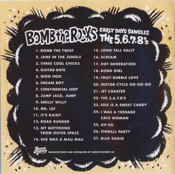 5.6.7.8’S (ザ・ファイブ・シックス・セブン・エイツ)  - BOMB THE ROCKS / Early Days Singles 1989-1996 (Japan タイムボム 限定 CD/New)