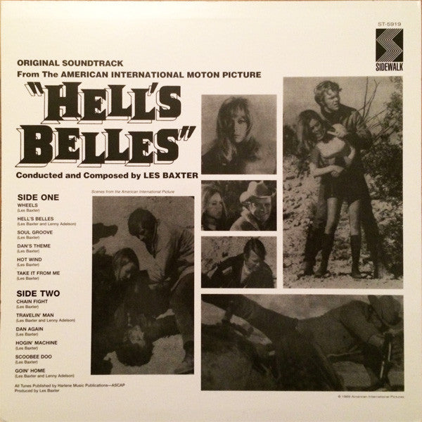 O.S.T. (LES BAXTER) (サントラ/レス・バクスター)  - Hell's Belles (US 限定復刻再発 LP/New)