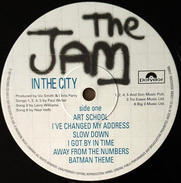 JAM, THE (ザ・ジャム) - In The City (EU 限定再発 180g LP/ New)