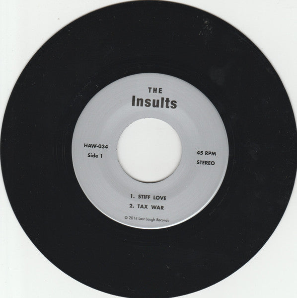 INSULTS, THE (ジ・インサルツ) - Stiff Love (US 限定再発 7" / New)